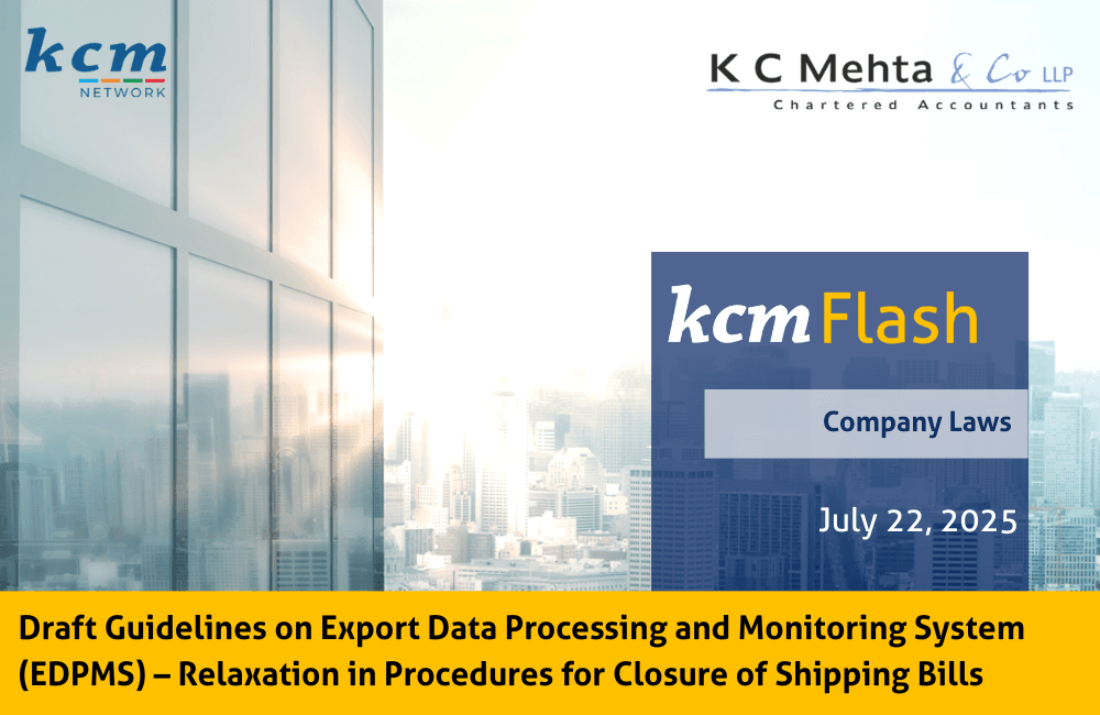 KCM Flash RBI Draft Directions on Closure of Shipping Bills Publications